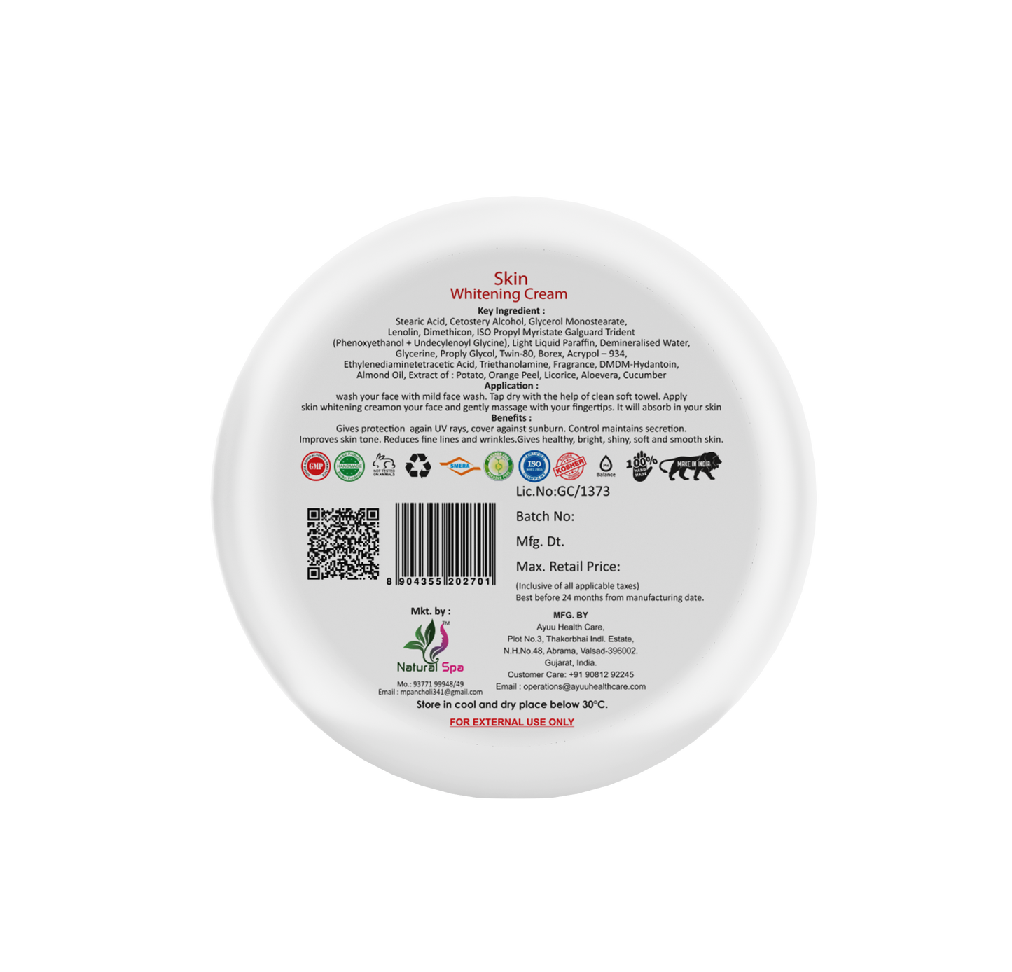 Skin Whitening Cream