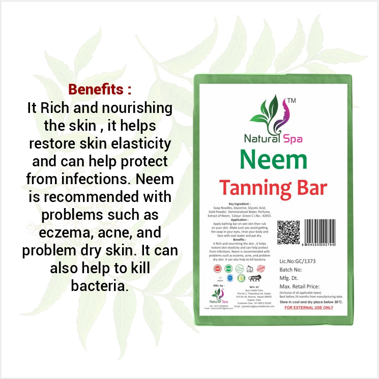 Neem Tanning Bathing Bar