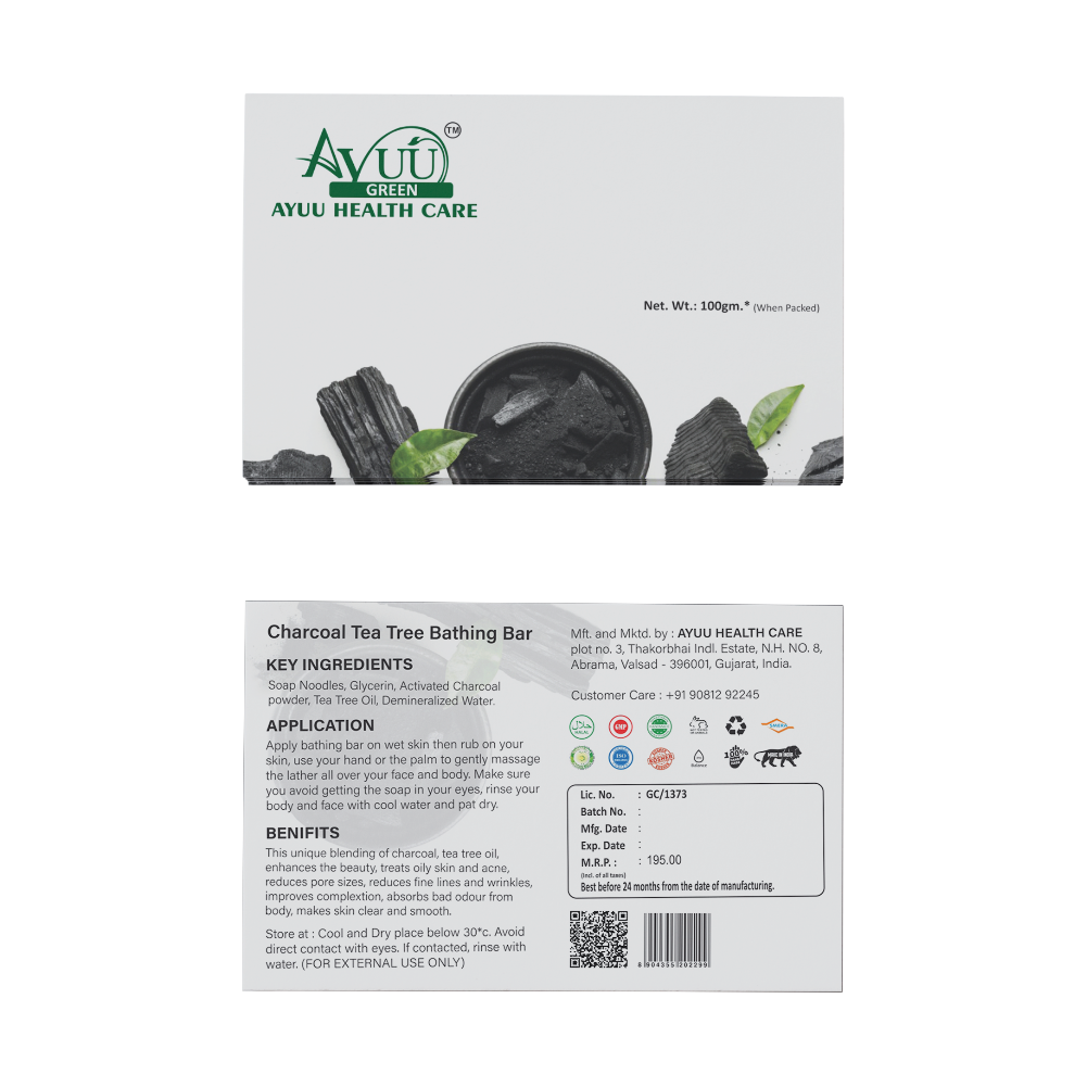 Charcoal Tea Tree Bathing Bar