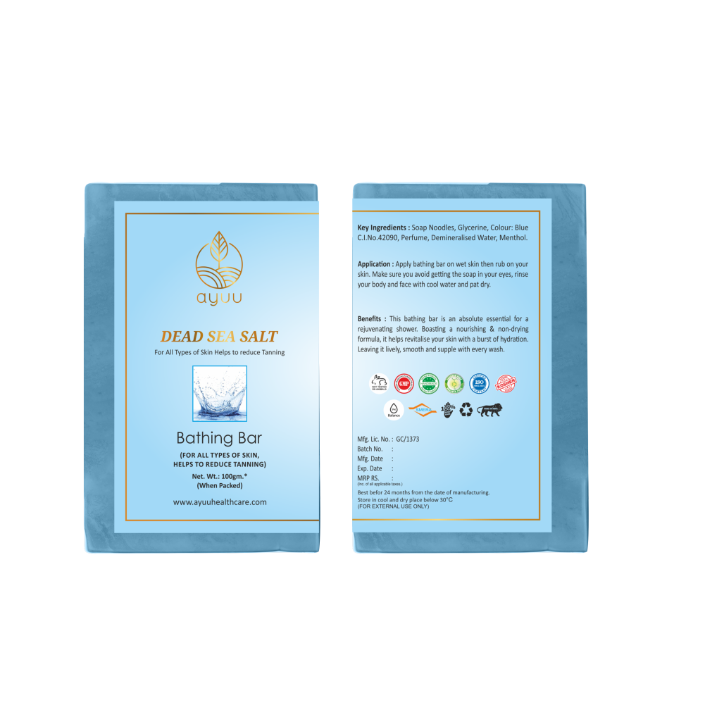 Dead Sea Salt Bathing Bar