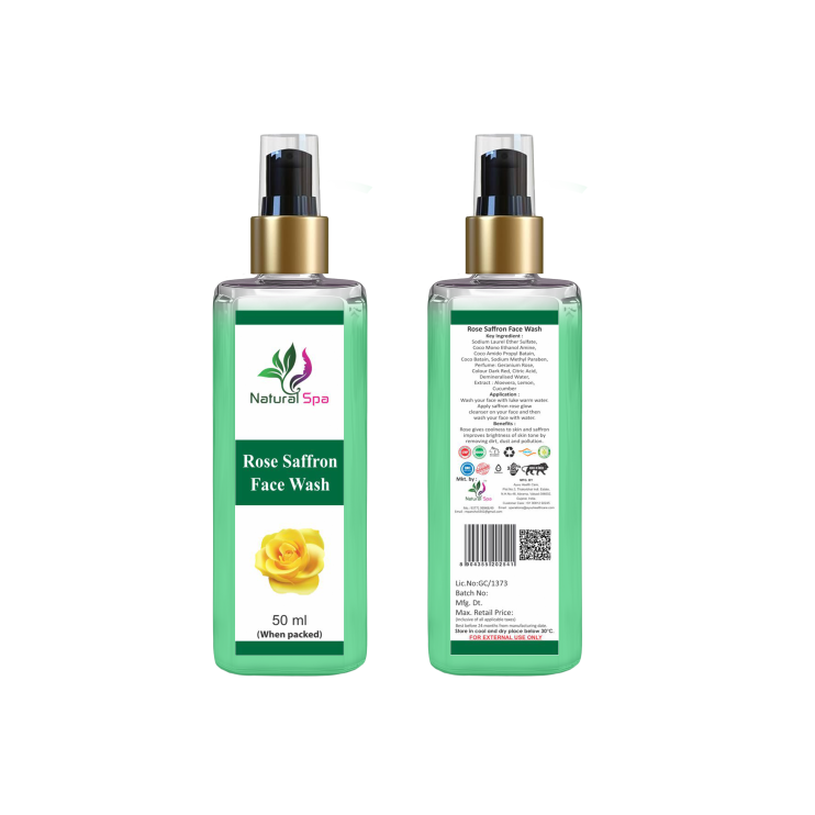 Rose Saffron Facewash