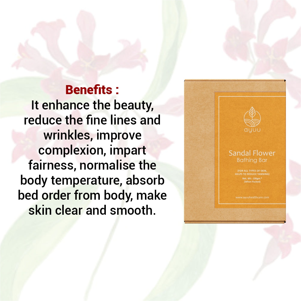 Sandal Flower Bathing Bar