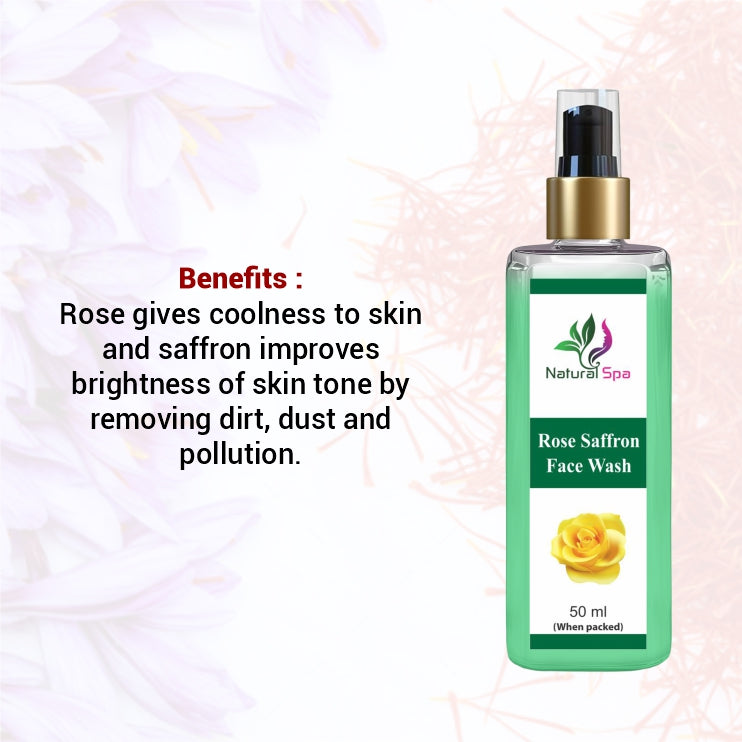 Rose Saffron Facewash