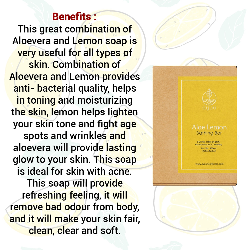 Aloe Lemon Bathing Bar