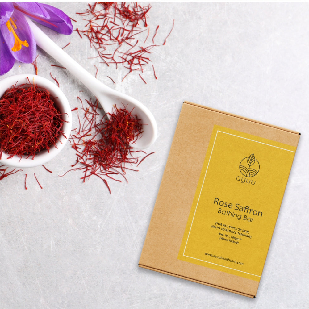 Rose Saffron Bathing Bar